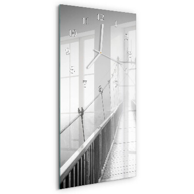 Horloge rectangulaire verticale Pont