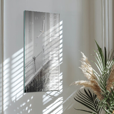 Horloge rectangulaire verticale Pont