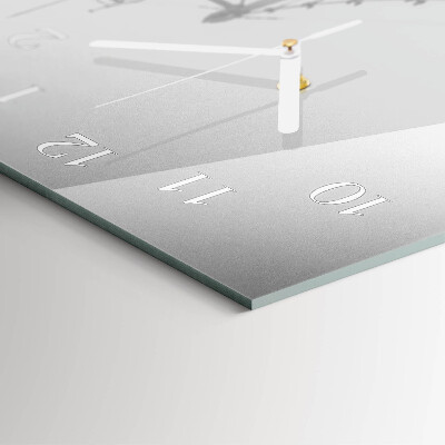 Horloge rectangulaire verticale Pont