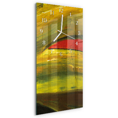 Horloge rectangulaire verticale Morceau