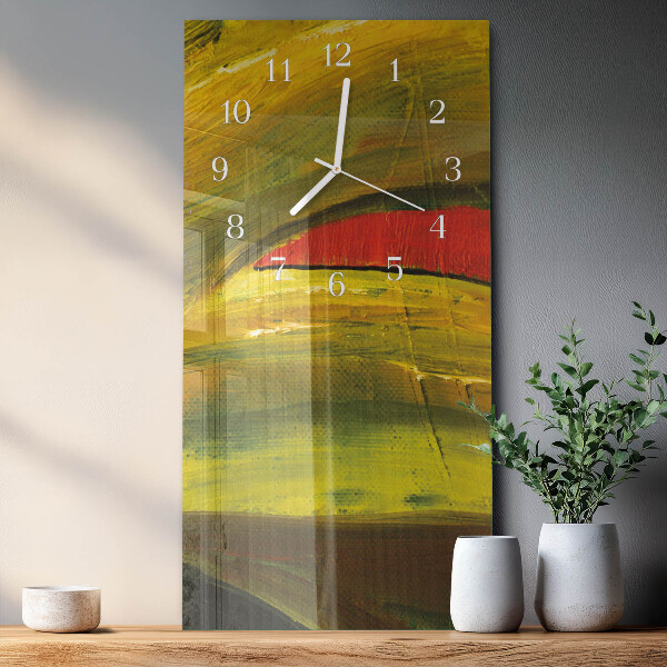 Horloge rectangulaire verticale Morceau