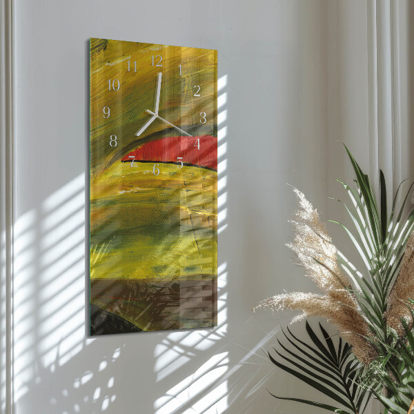 Horloge rectangulaire verticale Morceau