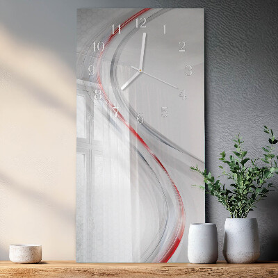 Horloge rectangulaire verticale Courbe