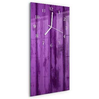 Horloge rectangulaire verticale Bois