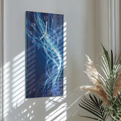 Horloge rectangulaire verticale Abstraction