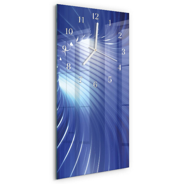 Horloge rectangulaire verticale Vortex