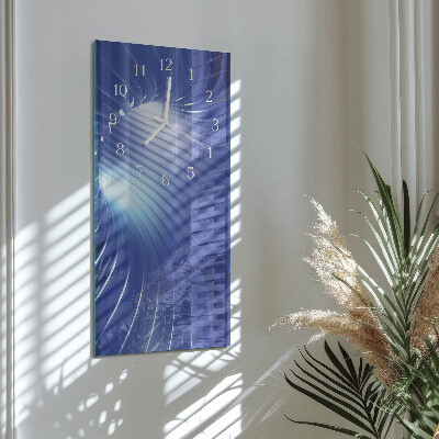 Horloge rectangulaire verticale Vortex