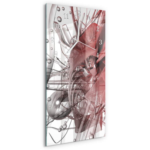 Horloge rectangulaire verticale Chaos