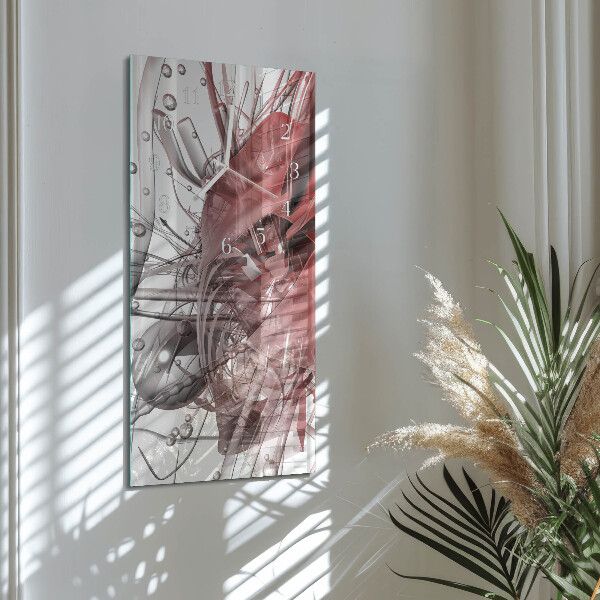 Horloge rectangulaire verticale Chaos
