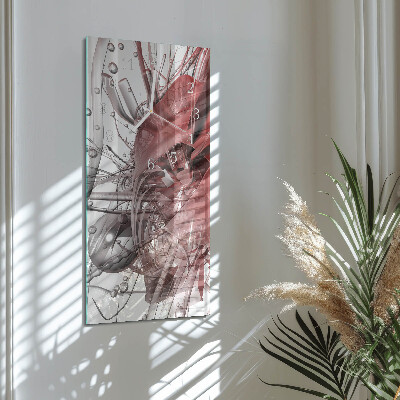 Horloge rectangulaire verticale Chaos