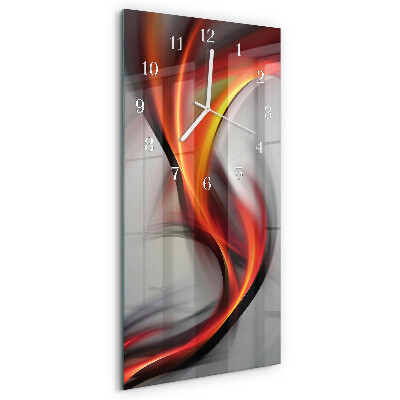 Horloge rectangulaire verticale Abstraction