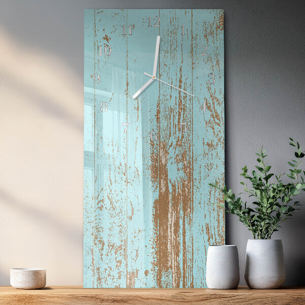 Horloge rectangulaire verticale Bois