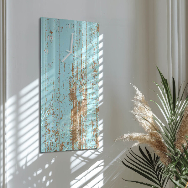 Horloge rectangulaire verticale Bois