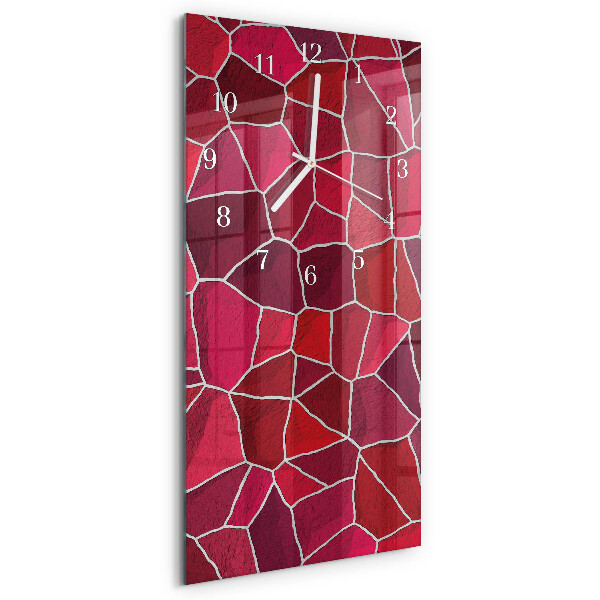 Horloge rectangulaire verticale Motif de pierre