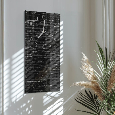 Horloge rectangulaire verticale Pierres
