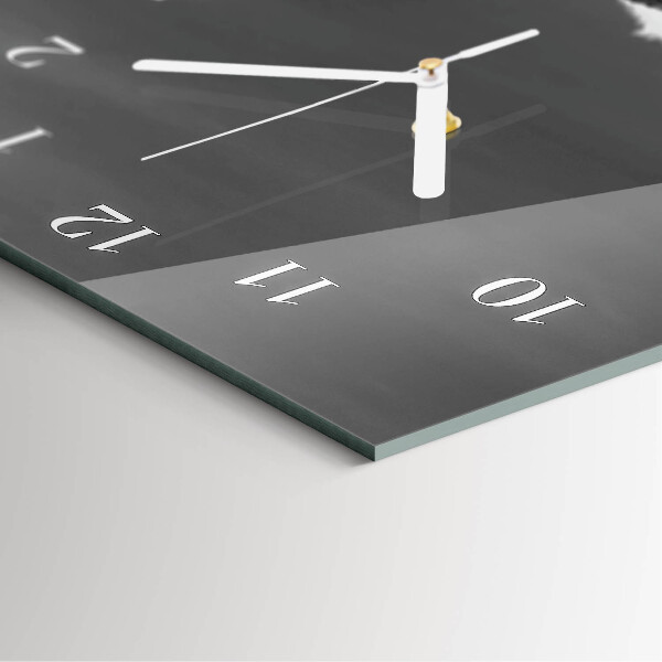 Horloge rectangulaire verticale Montagne