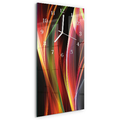 Horloge rectangulaire verticale Abstraction