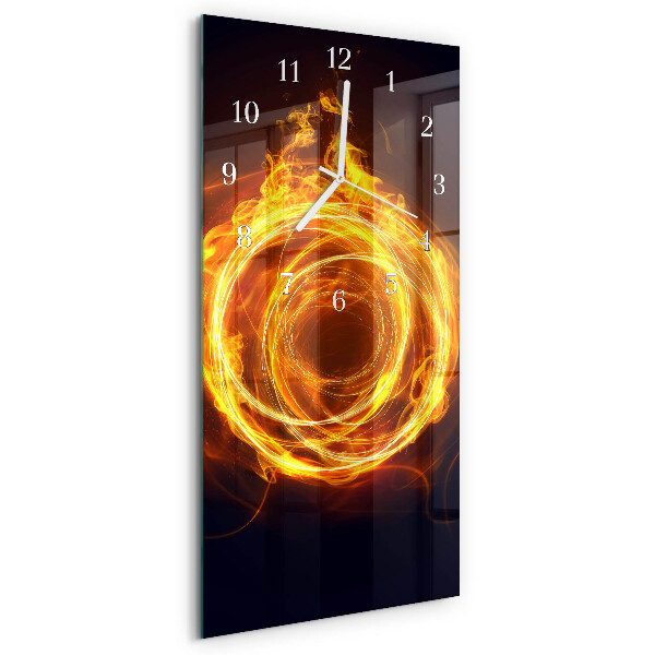 Horloge rectangulaire verticale Vortex