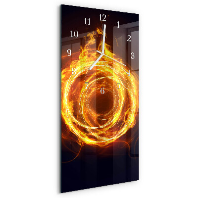 Horloge rectangulaire verticale Vortex