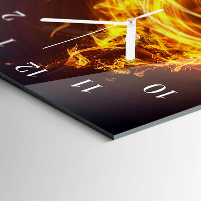 Horloge rectangulaire verticale Vortex