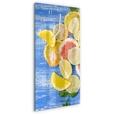 Horloge rectangulaire verticale Fruit