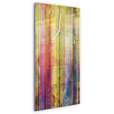Horloge rectangulaire verticale Bois