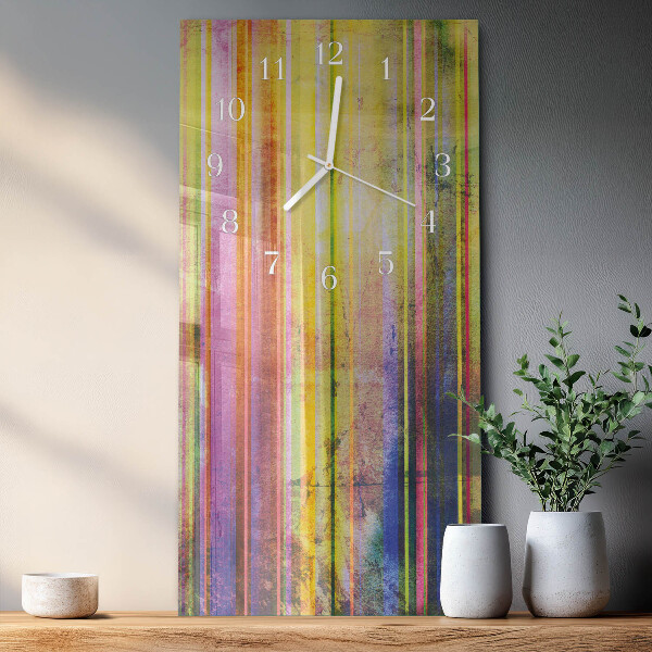 Horloge rectangulaire verticale Bois
