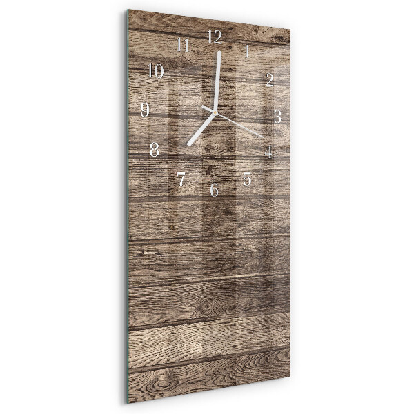 Horloge rectangulaire verticale Bois