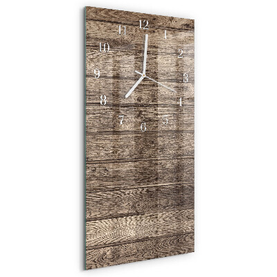Horloge rectangulaire verticale Bois