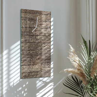 Horloge rectangulaire verticale Bois
