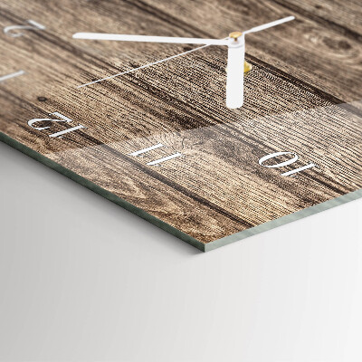 Horloge rectangulaire verticale Bois