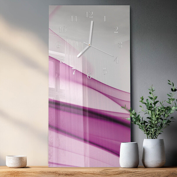 Horloge rectangulaire verticale Abstraction