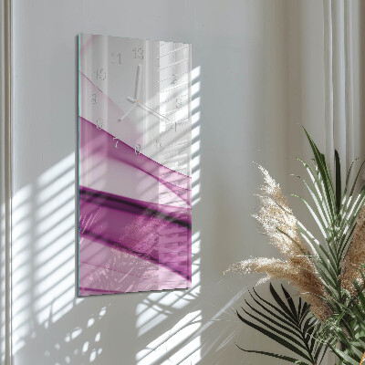 Horloge rectangulaire verticale Abstraction