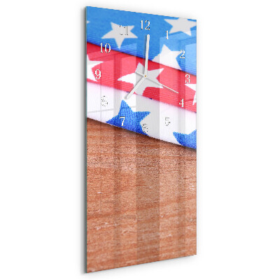Horloge rectangulaire verticale nappes