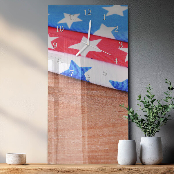 Horloge rectangulaire verticale nappes
