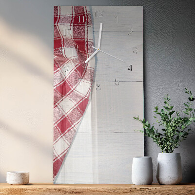Horloge rectangulaire verticale Nappe