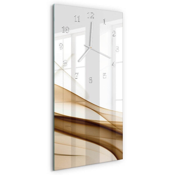 Horloge rectangulaire verticale Abstraction