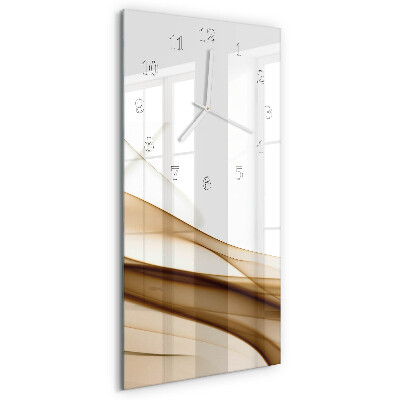 Horloge rectangulaire verticale Abstraction