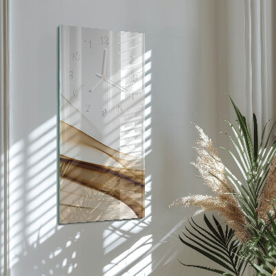 Horloge rectangulaire verticale Abstraction