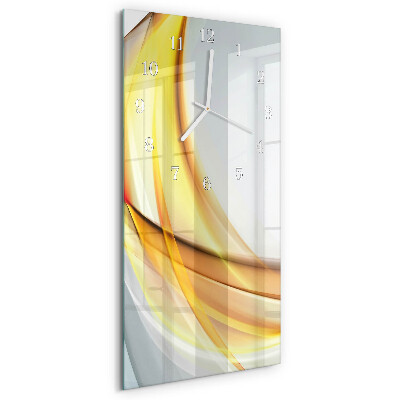 Horloge rectangulaire verticale Abstraction