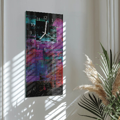 Horloge rectangulaire verticale Morceau