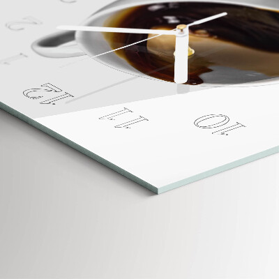 Horloge rectangulaire verticale Café