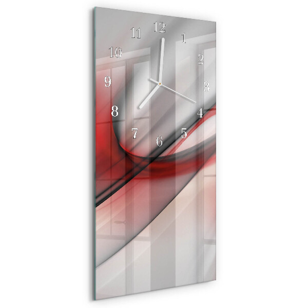 Horloge rectangulaire verticale Abstraction