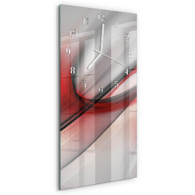 Horloge rectangulaire verticale Abstraction