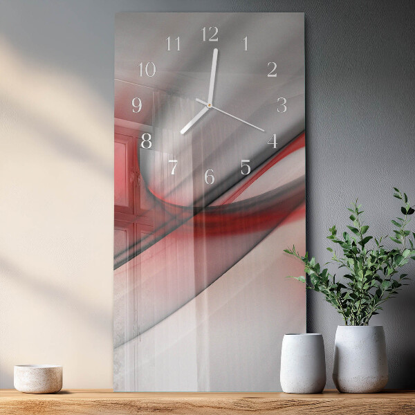 Horloge rectangulaire verticale Abstraction
