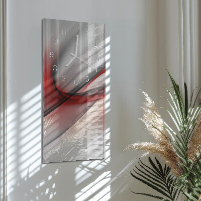 Horloge rectangulaire verticale Abstraction