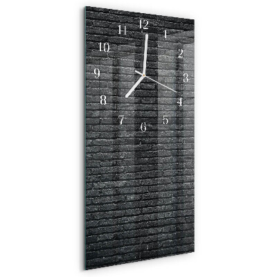 Horloge rectangulaire verticale Mâchefer