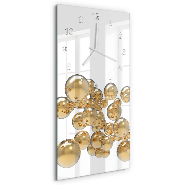Horloge rectangulaire verticale Balles