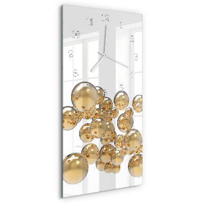 Horloge rectangulaire verticale Balles
