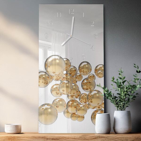 Horloge rectangulaire verticale Balles